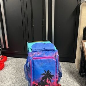 Züca Kids Rolling Bag - Blue and Purple